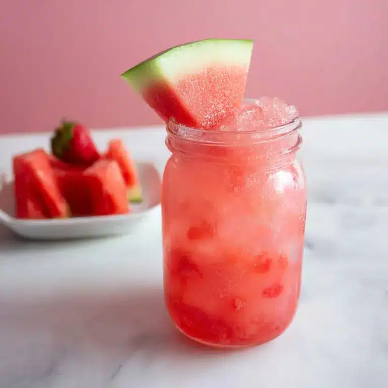 Watermelon Strawberry Agua Fresca Recipe
