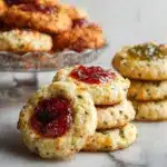 Savory Thumbprint Cookies (with Bourbon Tomato Jam) Recipe