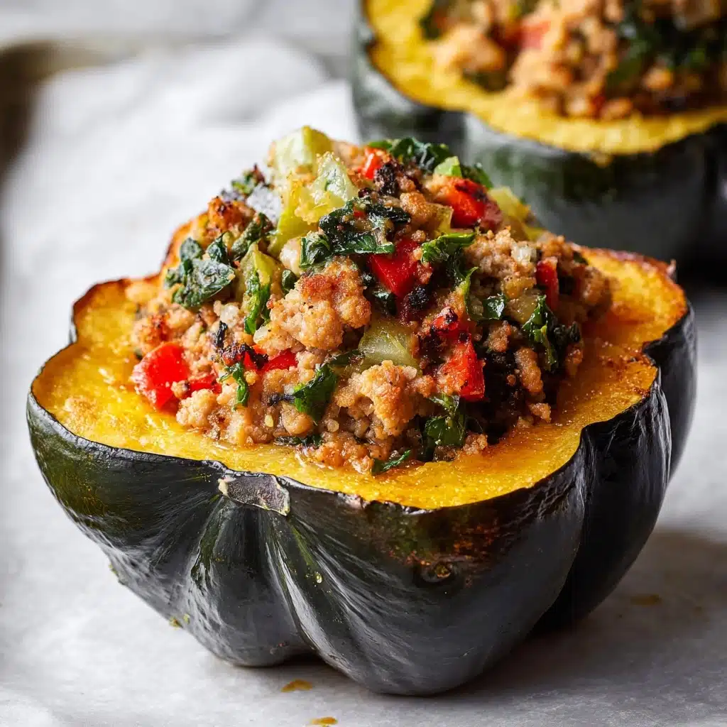 Sausage Stuffed Acorn Squash Recipe