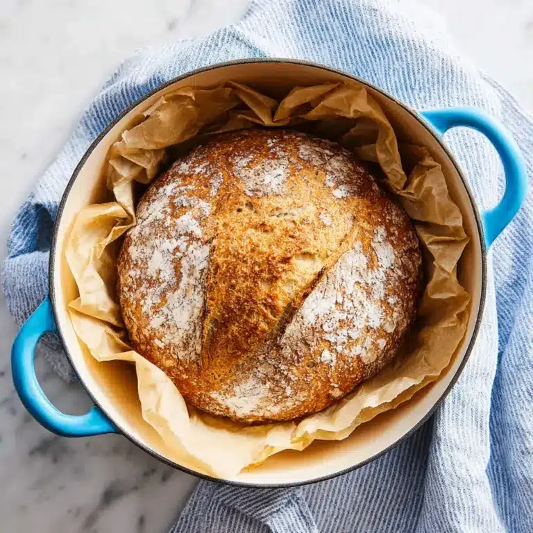 Quick No Knead Bread for Dutch Oven Recipe