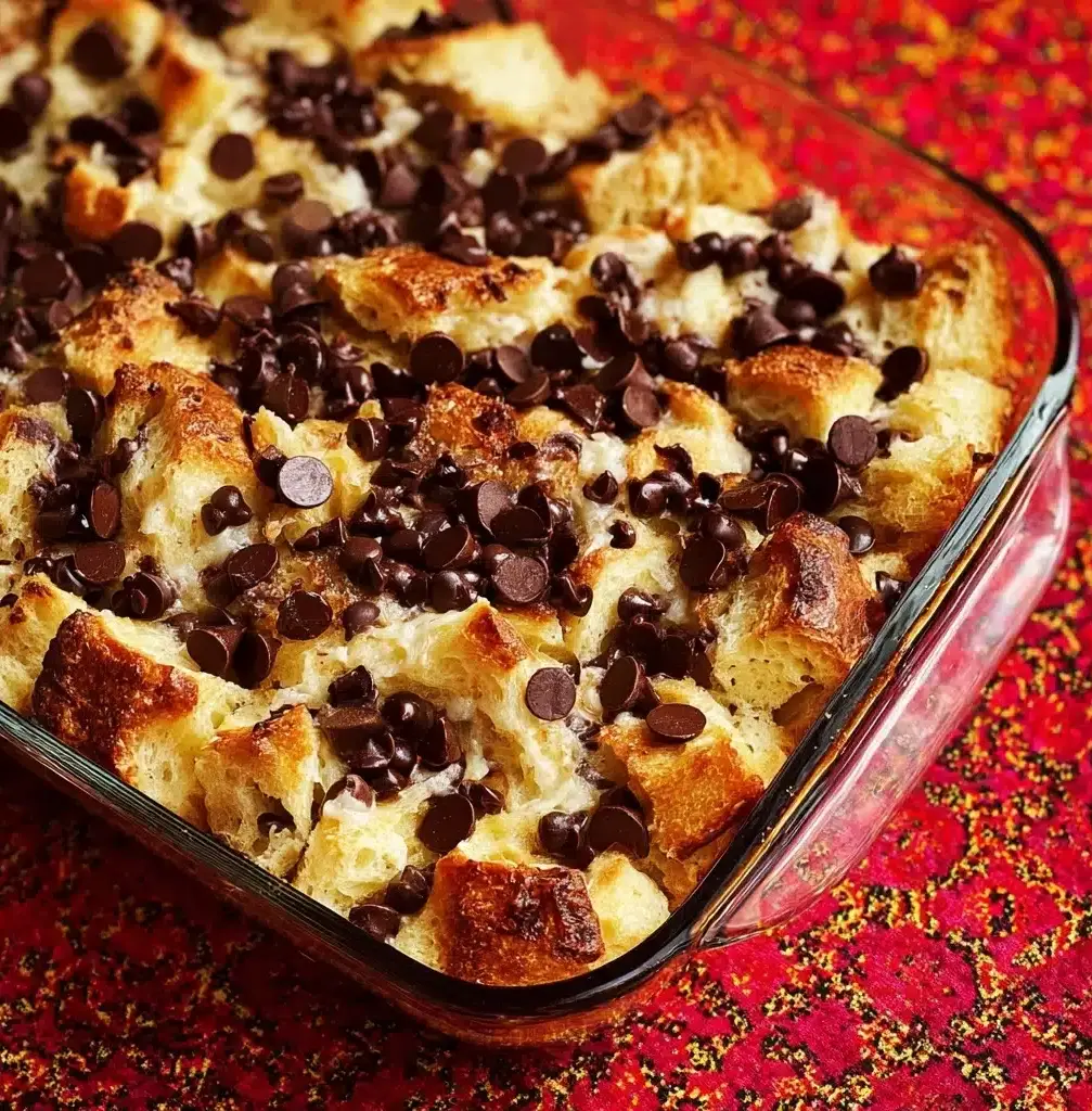 Chocolate Croissant Breakfast Bake Recipe