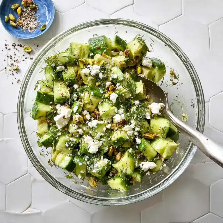 Smashed Cucumber Salad - With Feta and Dill Recipe