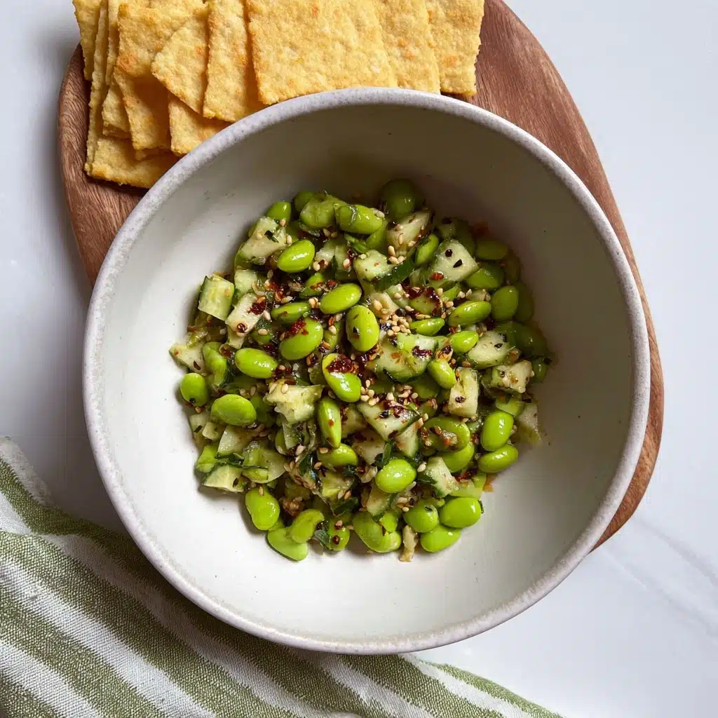 Spicy Cucumber Edamame Salad Recipe