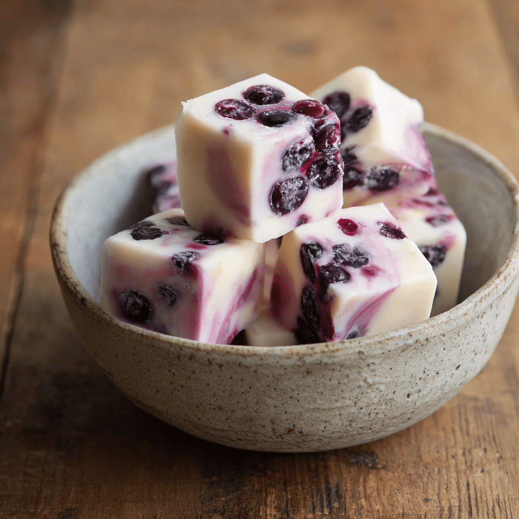Blueberry Banana Frozen Dog Treats Recipe - Recipe Image