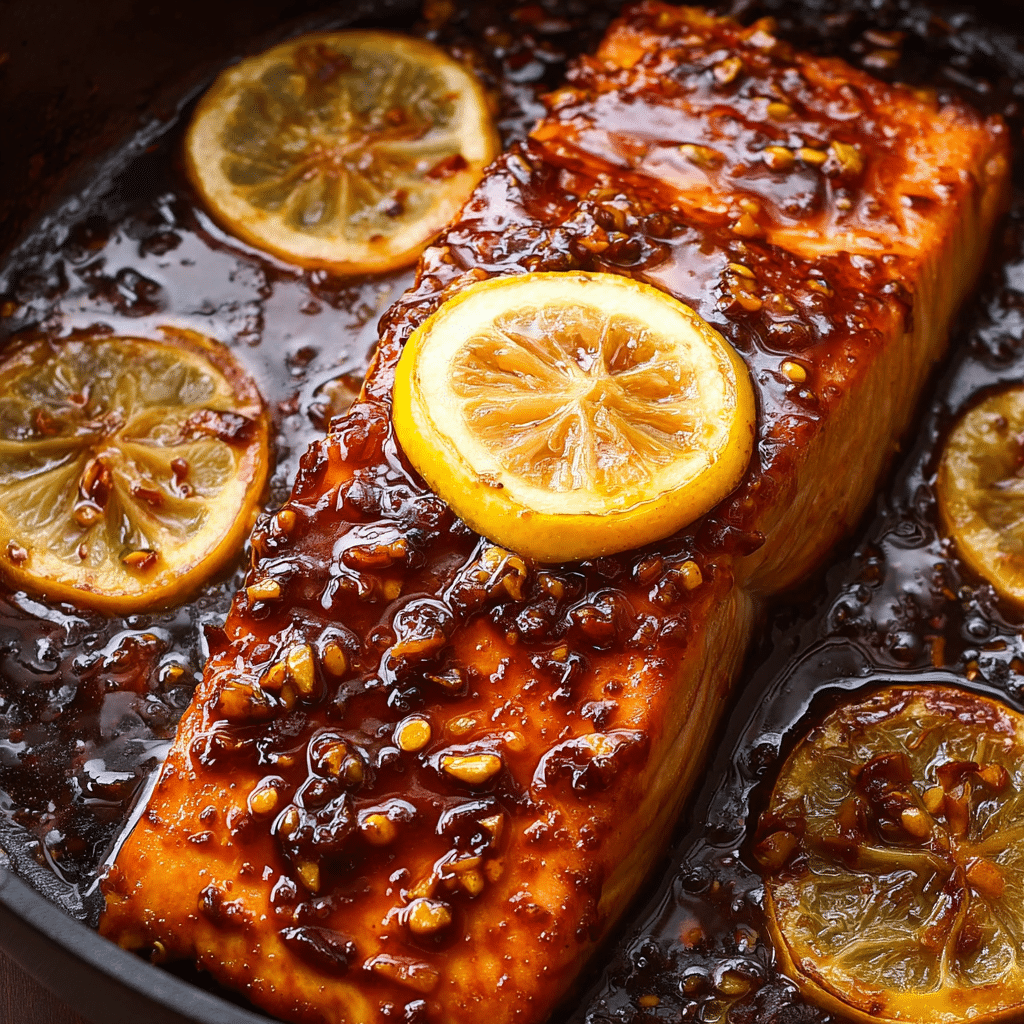 Honey-Garlic Glazed Salmon Recipe - Recipe Image
