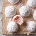 Cherry Almond Snowball Cookies Recipe