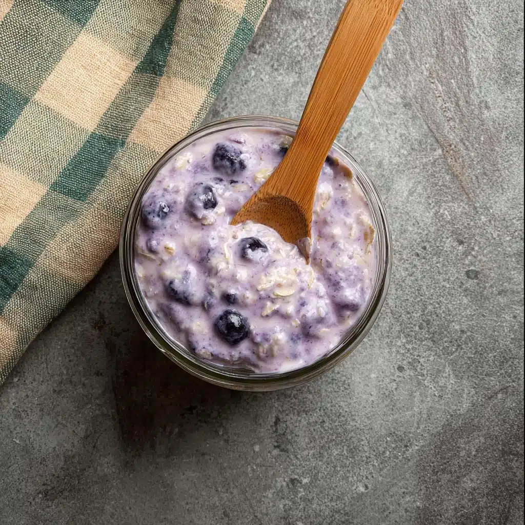 Easy Blueberry Protein Overnight Oats Recipe