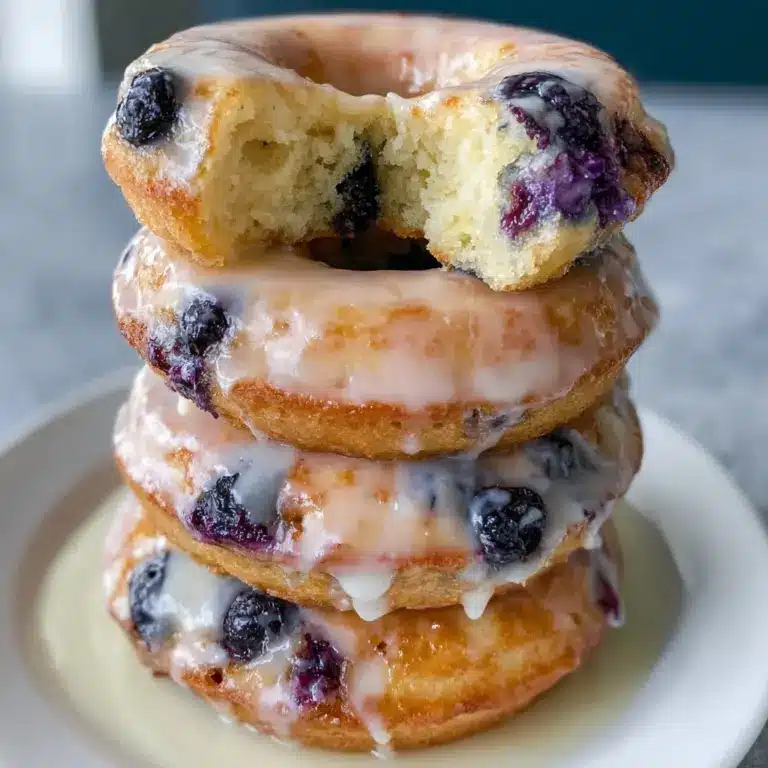 Baked Blueberry Donuts Recipe