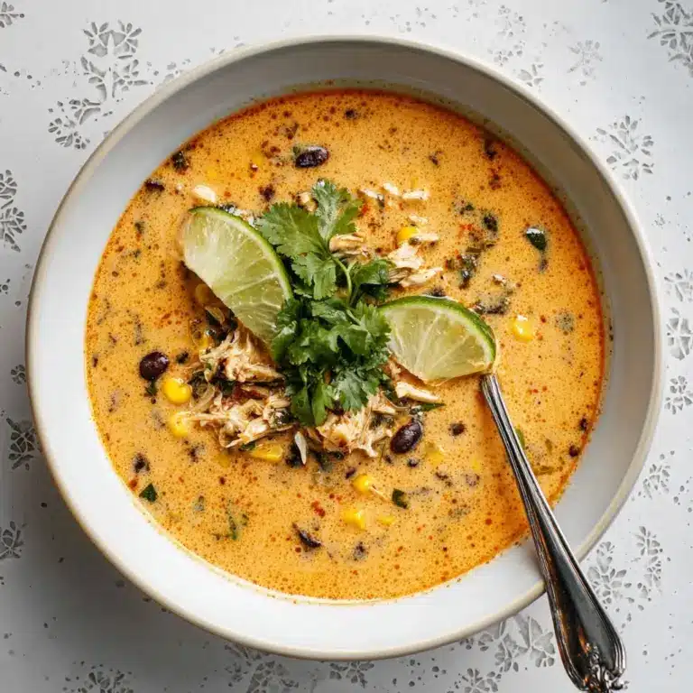 Easy Chicken, Poblano, and Black Bean Soup (Small Batch) Recipe