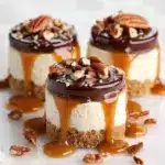 No Bake Turtle Mini Cheesecakes Recipe
