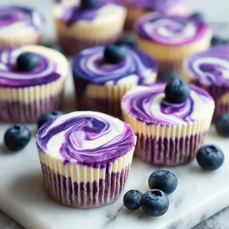 Blueberry Swirl Yogurt Bites Recipe