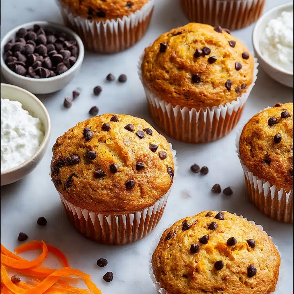 Chocolate Chip Carrot Cottage Cheese Muffins Recipe - Recipe Image