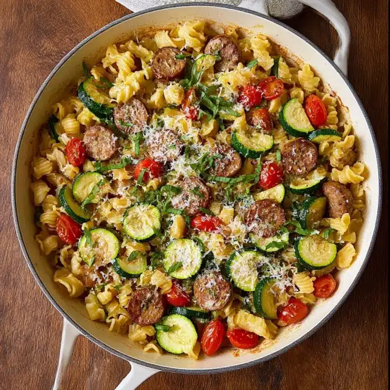 Chicken Zucchini Pasta Skillet Recipe