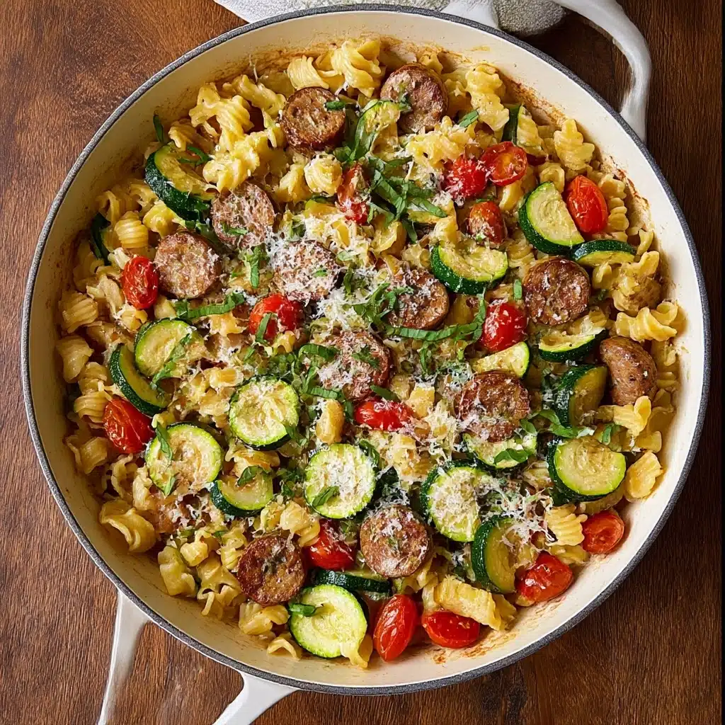 Chicken Zucchini Pasta Skillet Recipe - Recipe Image