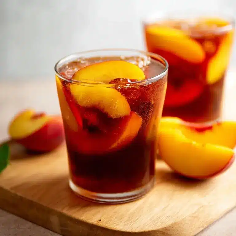 Easy Peach Iced Tea Recipe