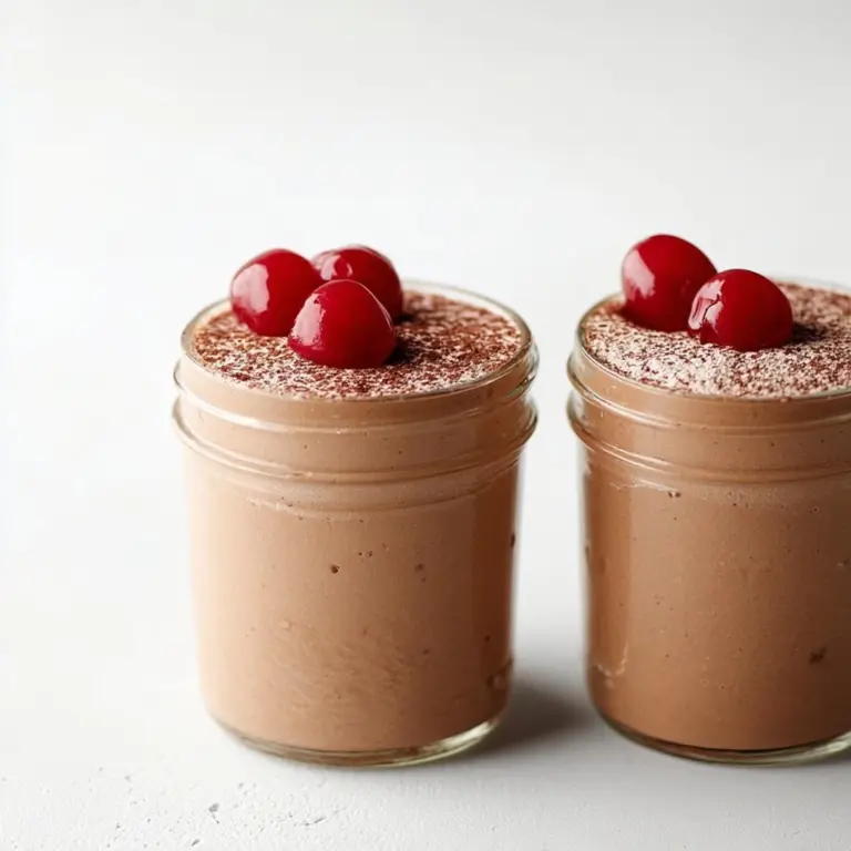 Chocolate and Tart Cherry Smoothie Recipe