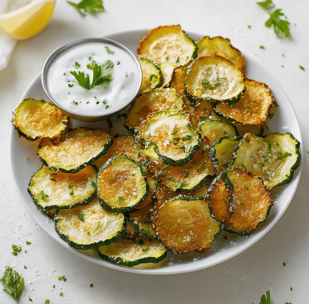 Air Fryer Zucchini Chips Recipe