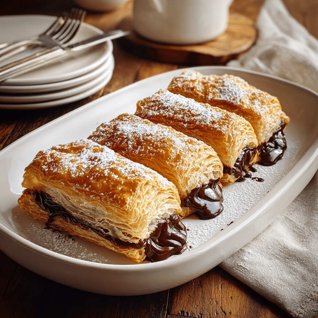 Chocolate Puff Pastry Recipe - Recipe Image