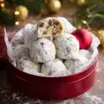 Cranberry Orange Snowball Cookies Recipe