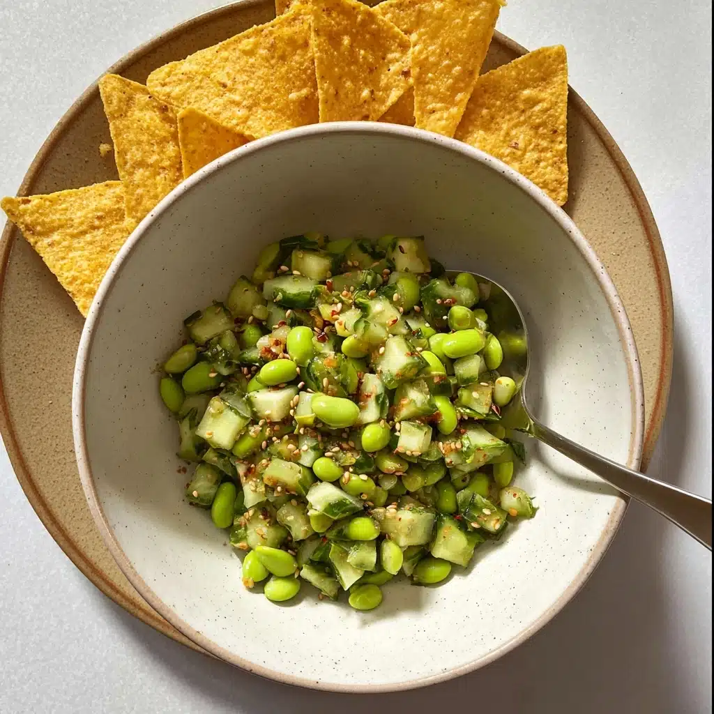 Spicy Cucumber Edamame Salad Recipe - Recipe Image