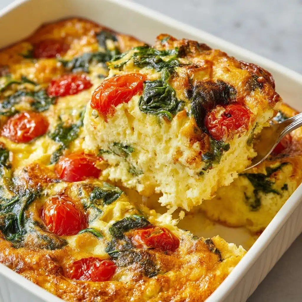 Protein-Packed Cottage Cheese Egg Bake Recipe - Recipe Image