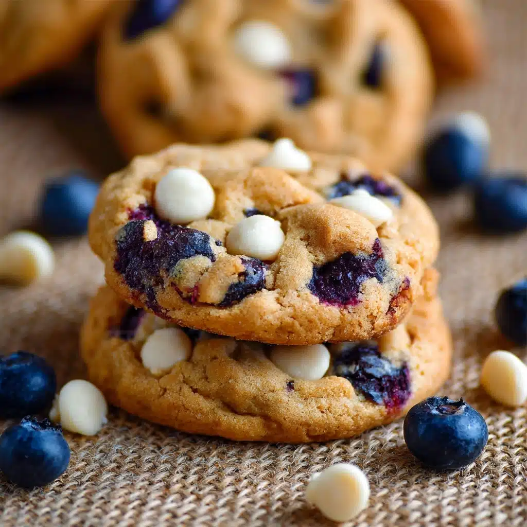 Blueberry White Chocolate Chip Cookies Recipe - Recipe Image
