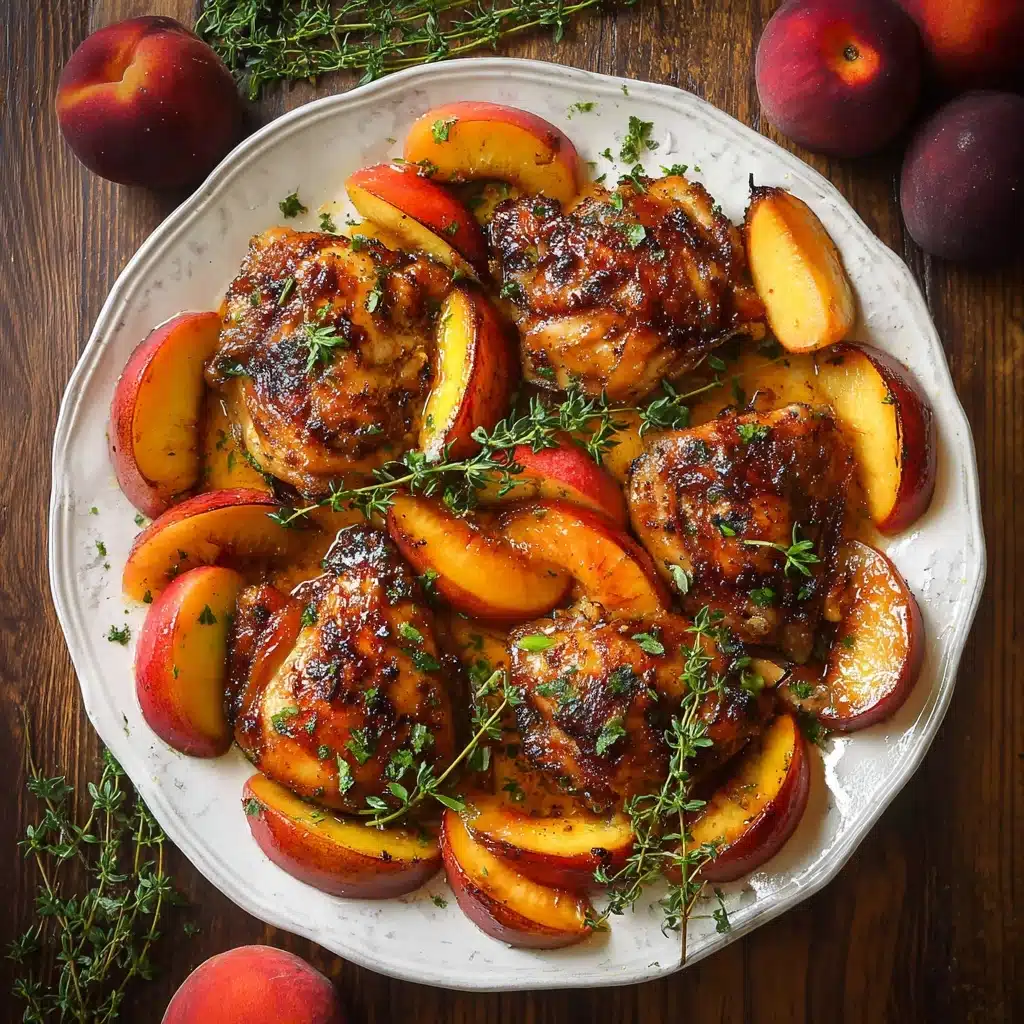 Chicken with Peaches - 30-Minute One-Pan Meal Recipe - Recipe Image