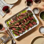 Grilled Steak With Garlicky Green Sauce Recipe