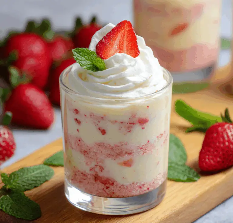 Creamy Strawberry Shortcake Cups Recipe