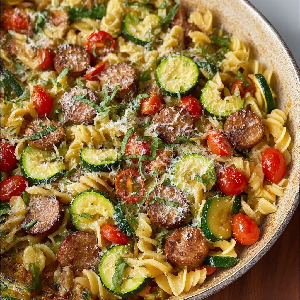 Chicken Zucchini Pasta Skillet Recipe - Recipe Image