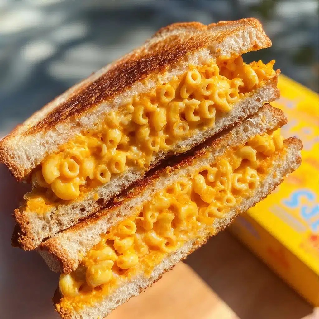 Grilled Mac & Cheese Sandwich Recipe - Recipe Image