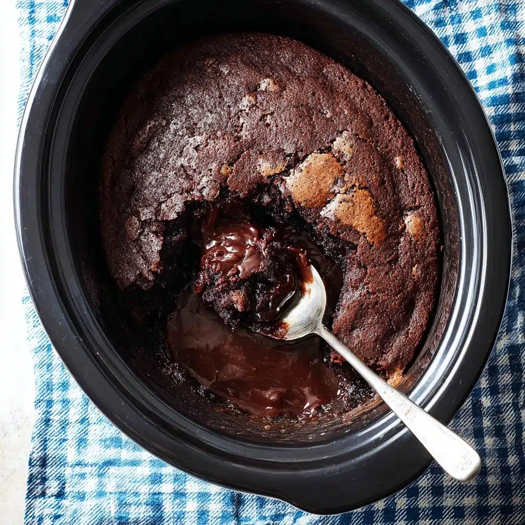 Slow Cooker Chocolate Lava Cake Recipe - Recipe Image