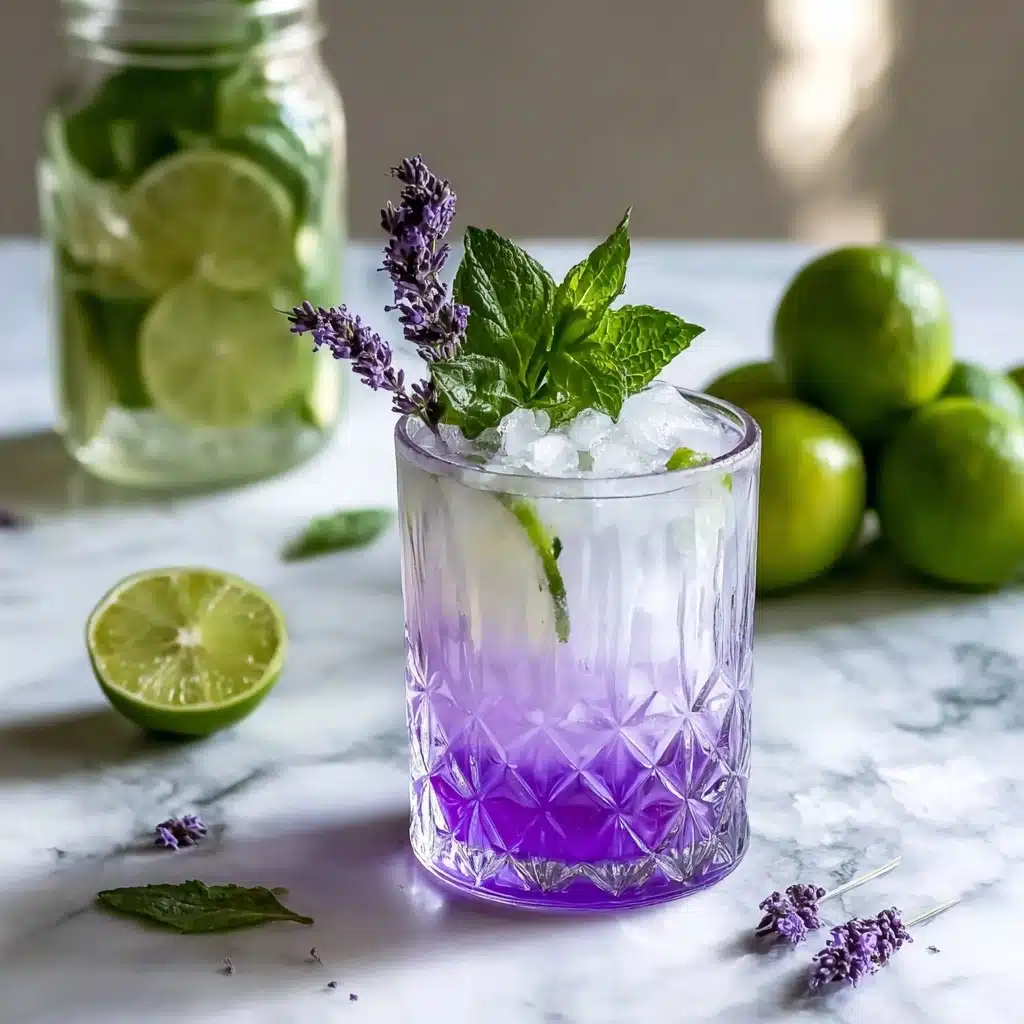 Virgin Lavender Mojito Recipe - Recipe Image