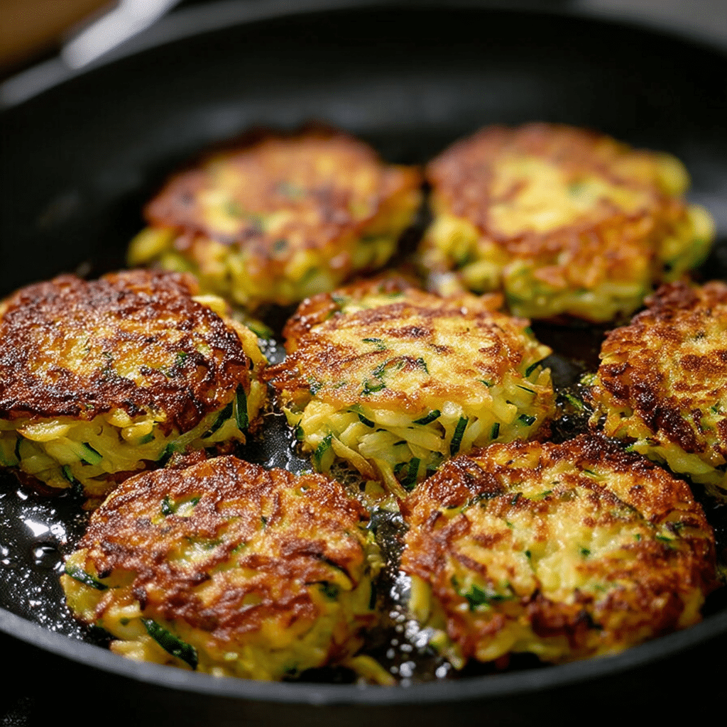 Healthy Zucchini Fritters Side Dish Recipe