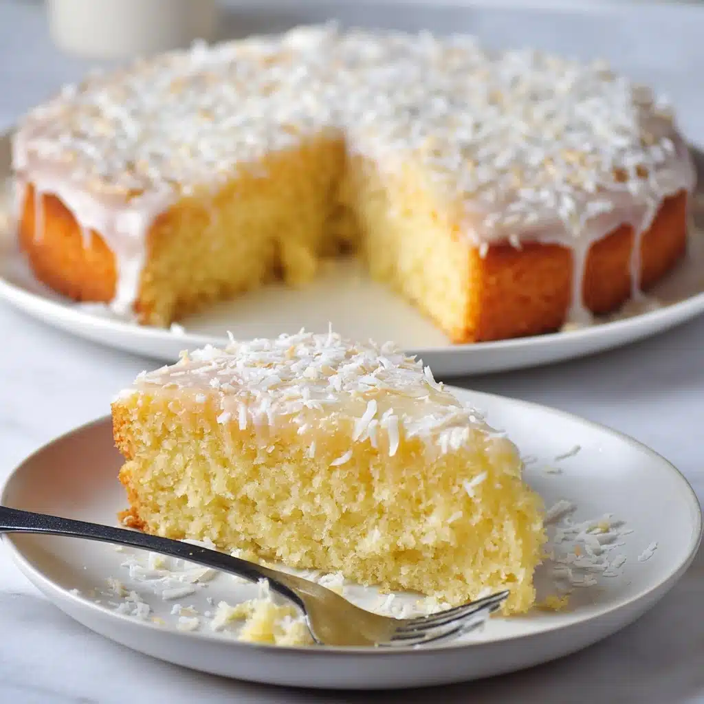 Brazilian Coconut Cake (Bolo de Coco) Recipe - Recipe Image