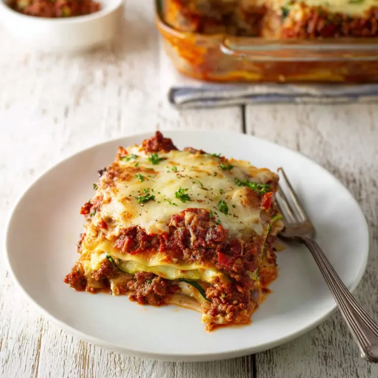 Ground Beef Zucchini Casserole Recipe