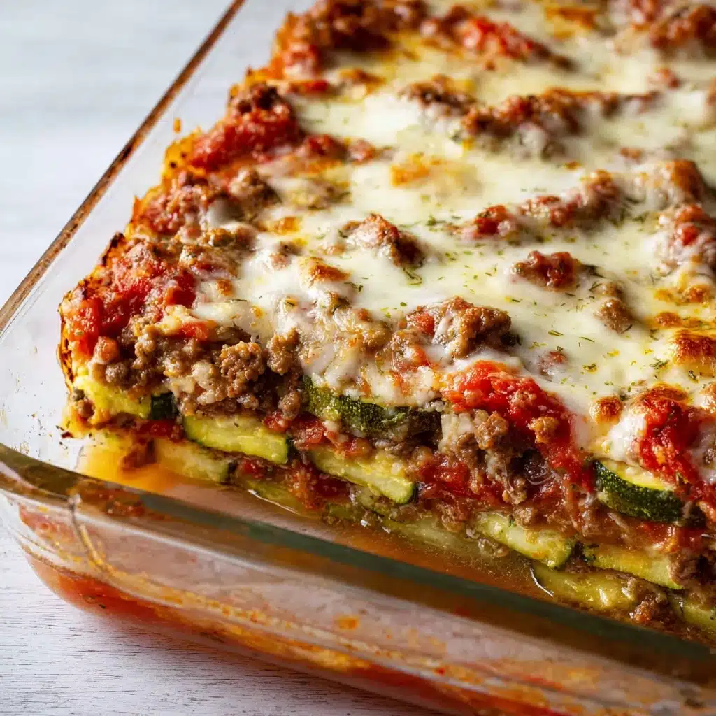 Ground Beef Zucchini Casserole Recipe - Recipe Image