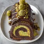 Dubai Chocolate Roll Cake Recipe