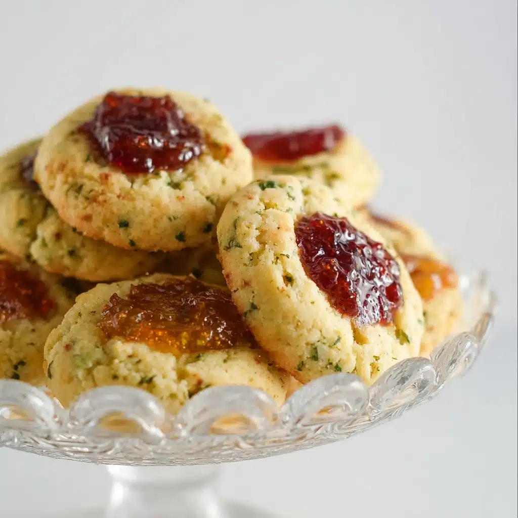 Savory Thumbprint Cookies (with Bourbon Tomato Jam) Recipe