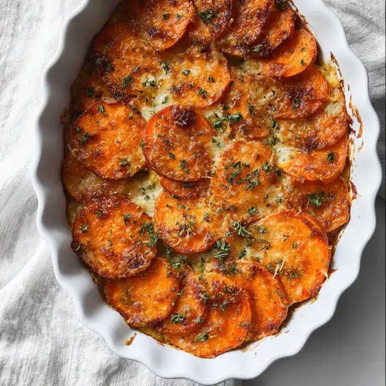 Garlic Butter Roasted Sweet Potato Recipe