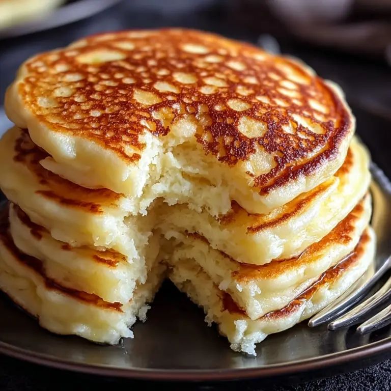 Flourless Cottage Cheese Pancakes Recipe