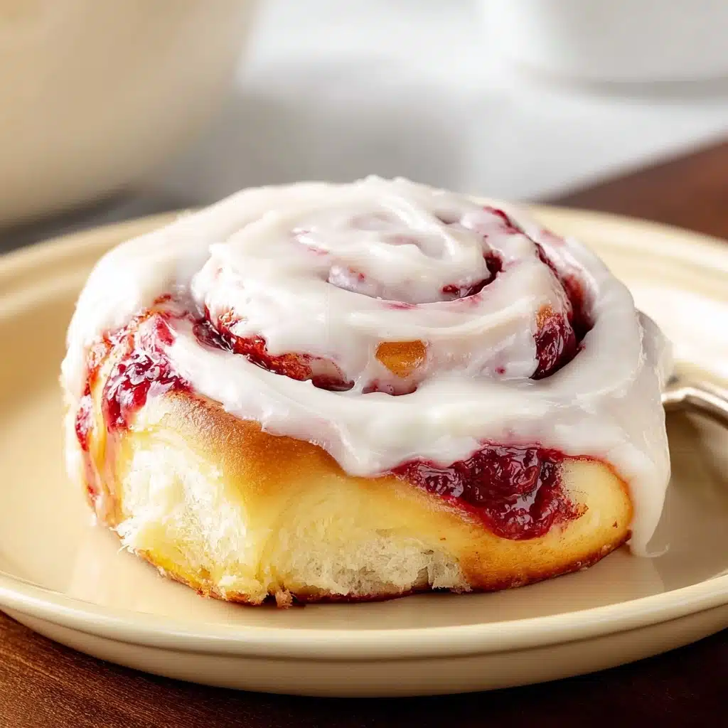 Strawberry Cheesecake Cinnamon Rolls Recipe