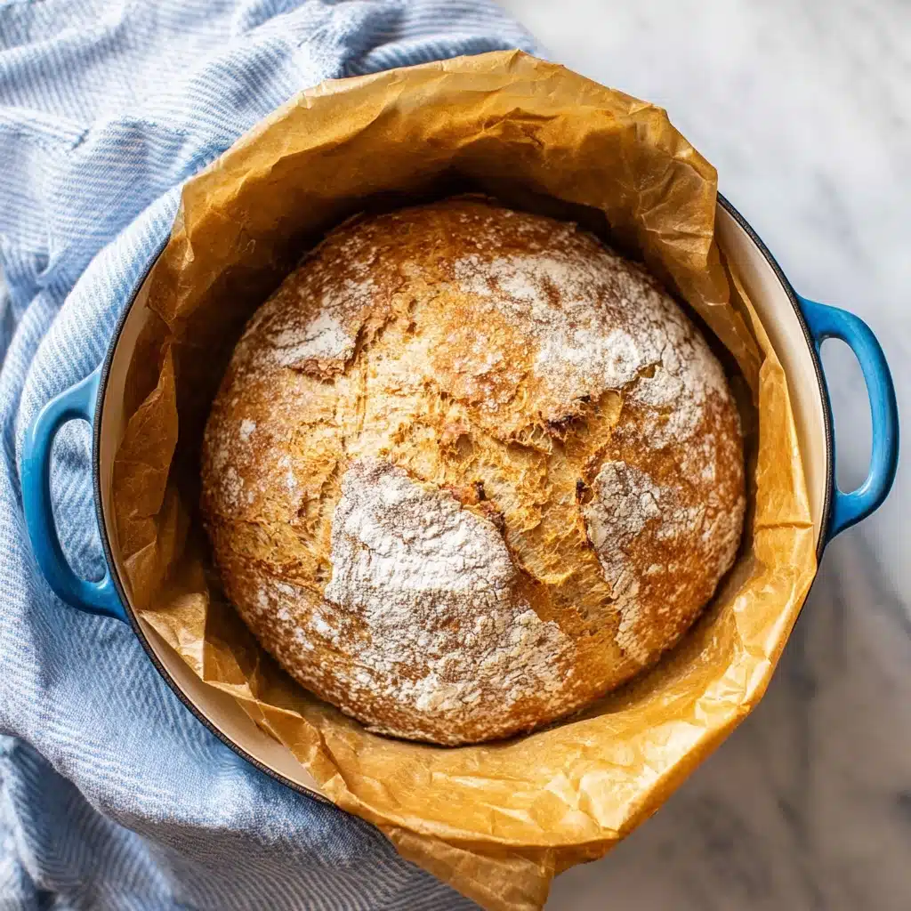 Quick No Knead Bread for Dutch Oven Recipe - Recipe Image