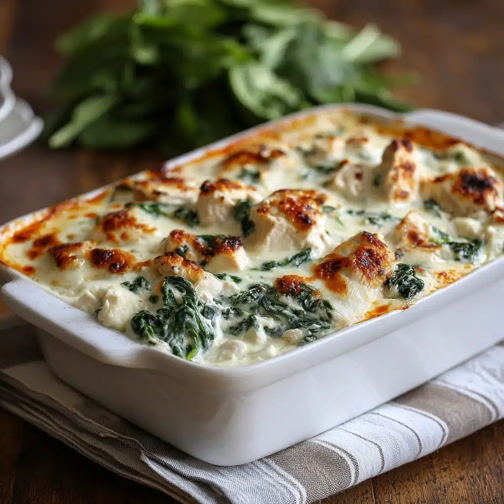 Chicken and Spinach Casserole Recipe - Recipe Image
