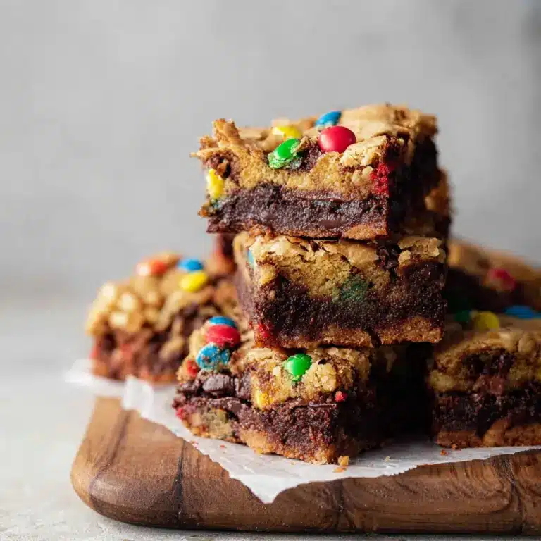 Monster Cookie Fudgy Brownies Recipe