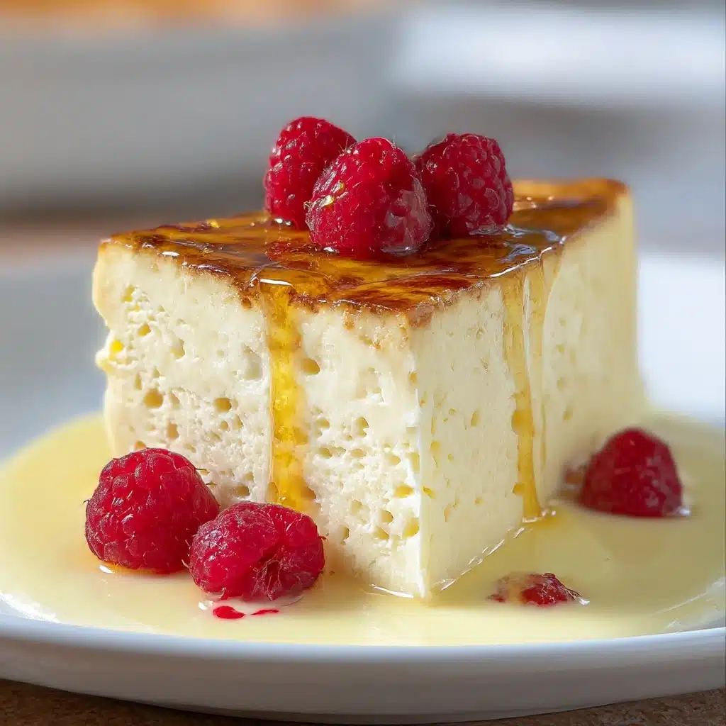 Custard Bread Pudding with Vanilla Sauce Recipe - Recipe Image