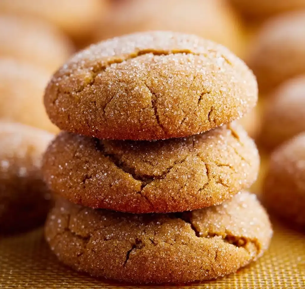 Soft-Baked Gingersnap Molasses Cookies Recipe
