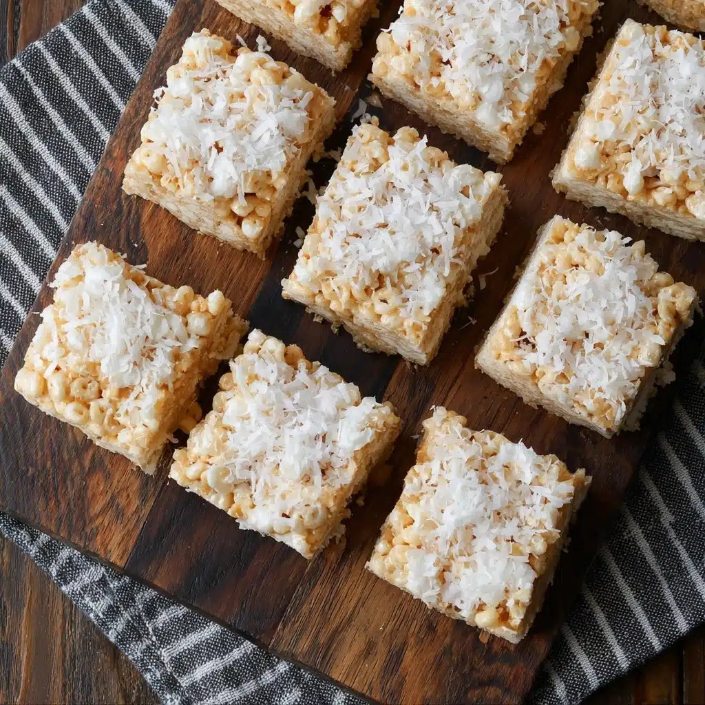 Coconut Rice Krispie Treats Recipe - Recipe Image