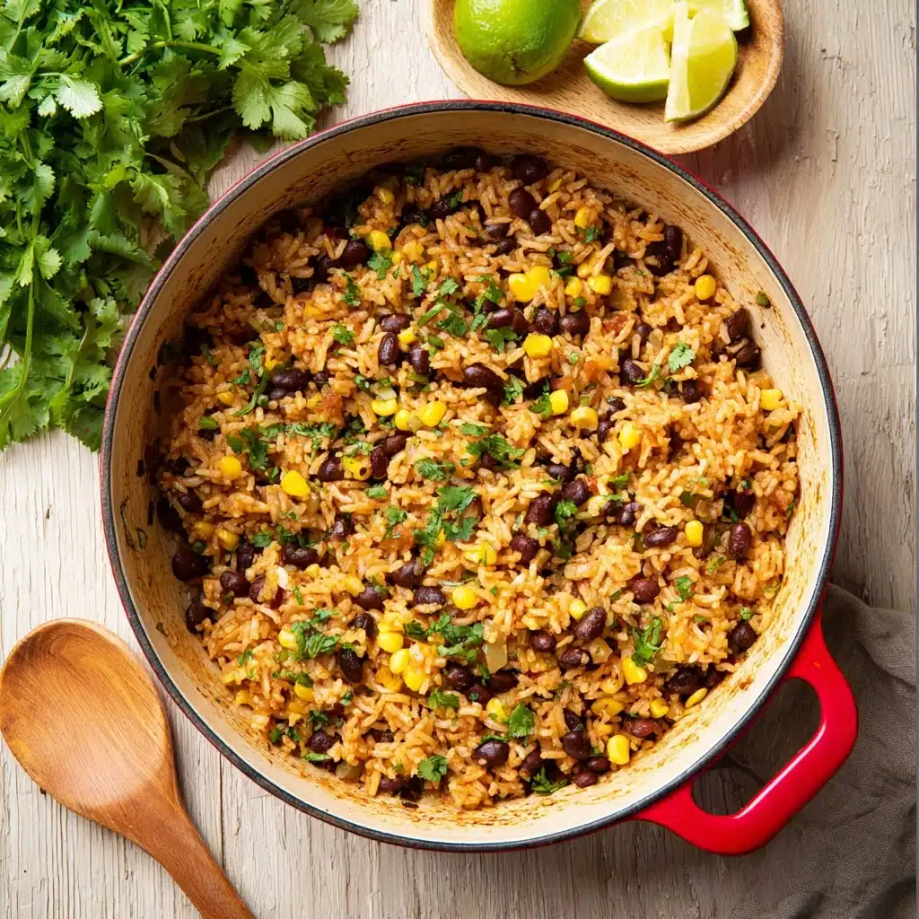 One-Pot Mexican Rice & Black Beans Recipe - Recipe Image