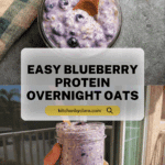 Easy Blueberry Protein Overnight Oats Recipe